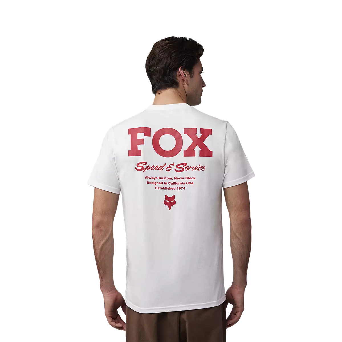 Fox Racing - Speed & Service Premium Tee-Optic White (32924-190)