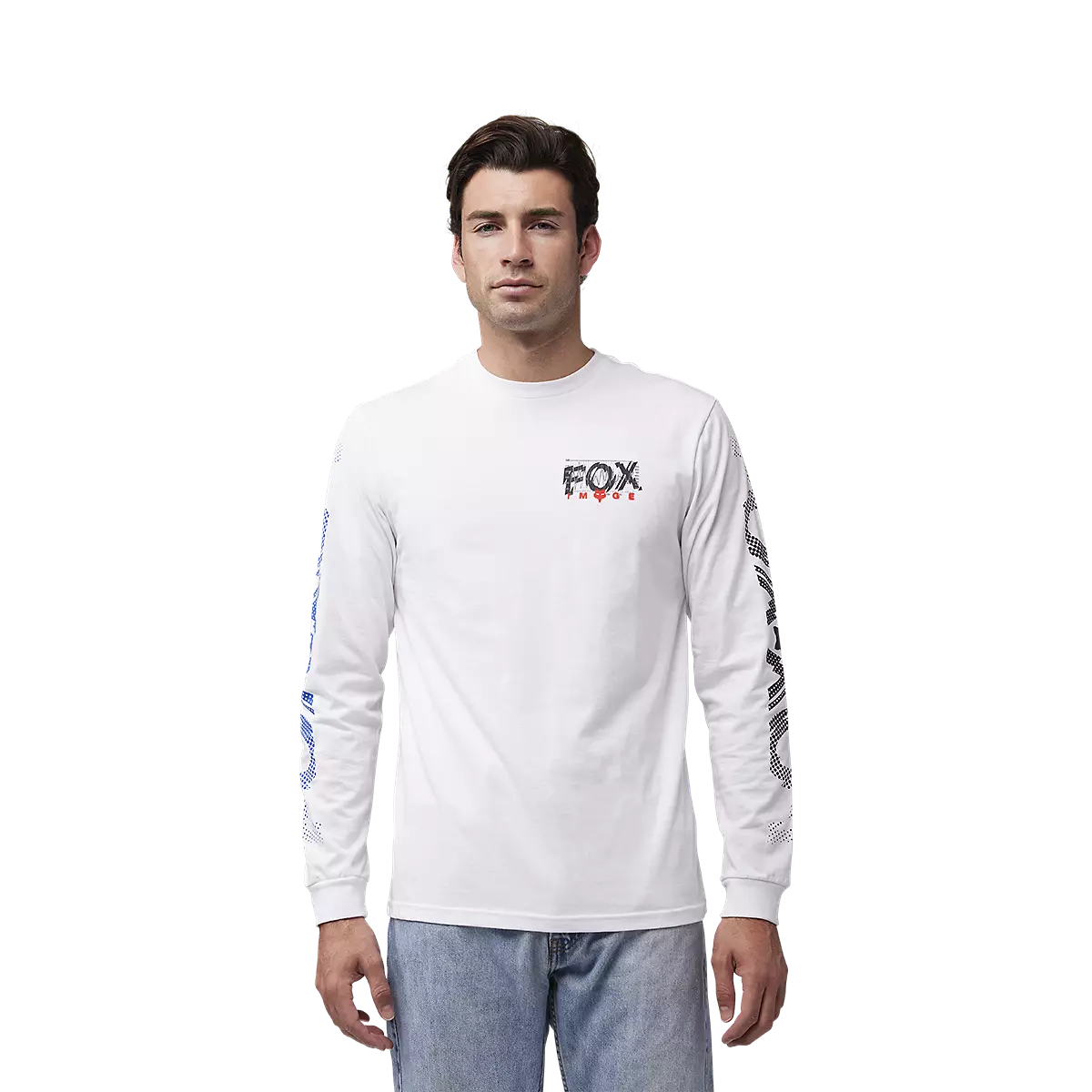 Fox Racing - Energy Long Sleeve Premium Tee-Optic White (32931-190)