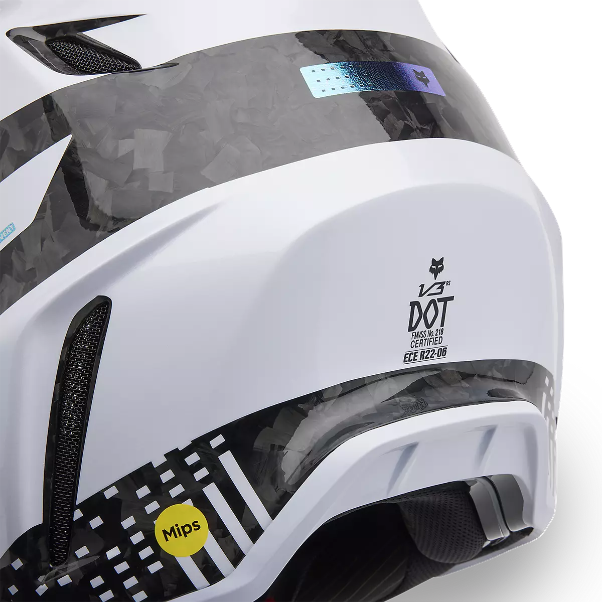 Fox Racing - V3 RS 50th Limited Edition Helmet-White (32996-008)