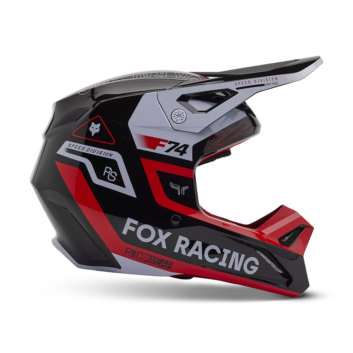 Fox Racing - V1 Race Spec Helmet-Flo Red (33000-110)