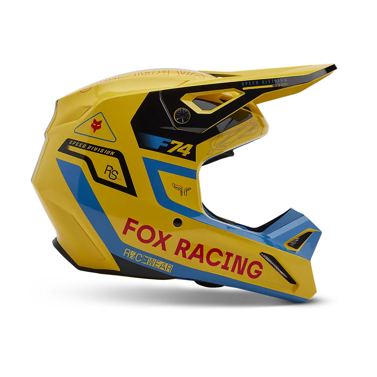 Fox Racing - V1 Race Spec Helmet-Pale Yellow (33000-274)
