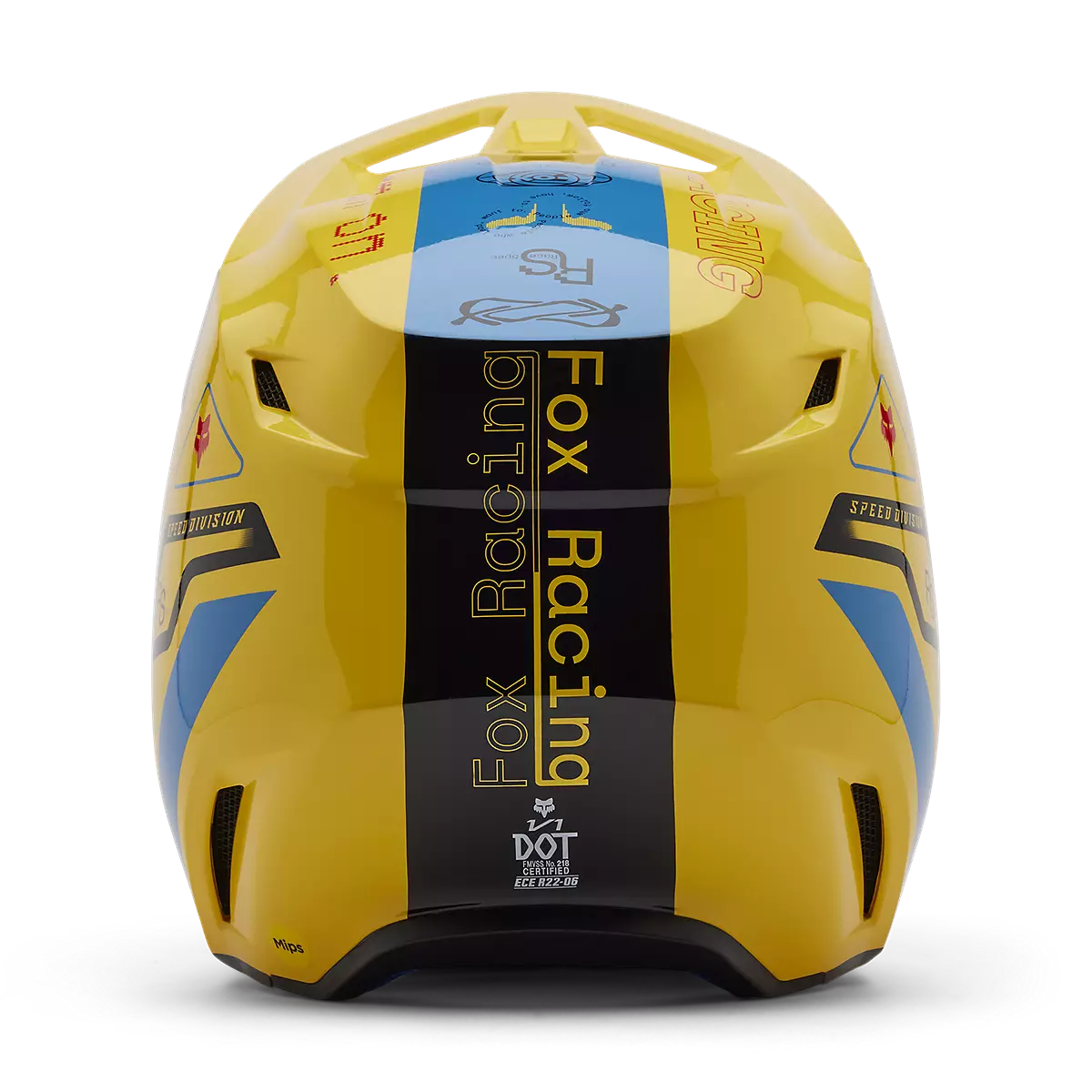 Fox Racing - V1 Race Spec Helmet-Pale Yellow (33000-274)