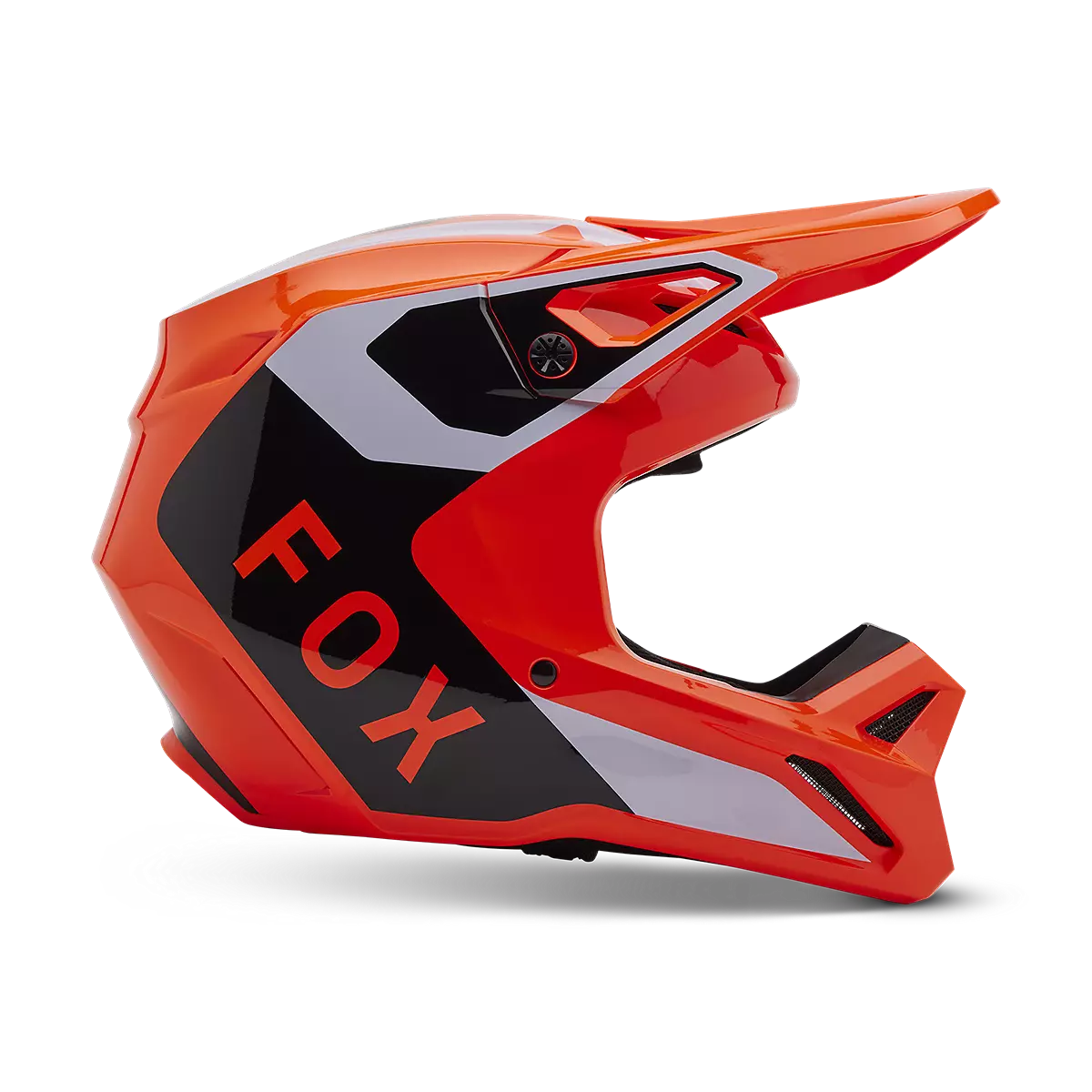 Fox Racing - Youth V1 Lean Helmet-Flo Orange (33046-824)