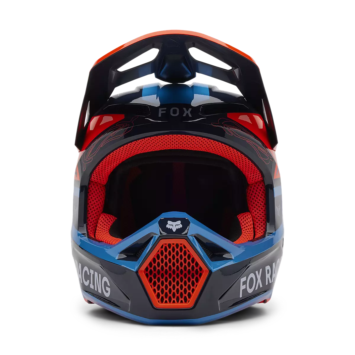 Fox Racing - Youth V1 Race Spec Helmet-Midnight (33047-329)