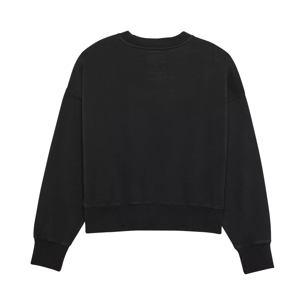 Fox Racing - Womens Wordmark Oversized Crew Pullover-Black (33140-001)
