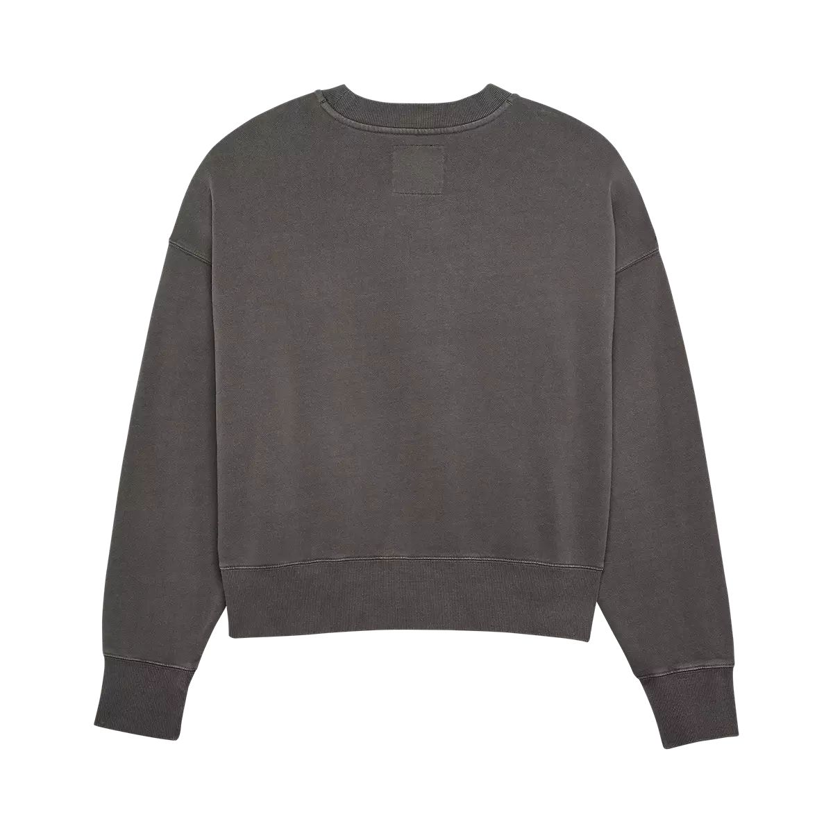 Fox Racing - Womens Wordmark Oversized Crew Pullover-Pewter (33140-052)