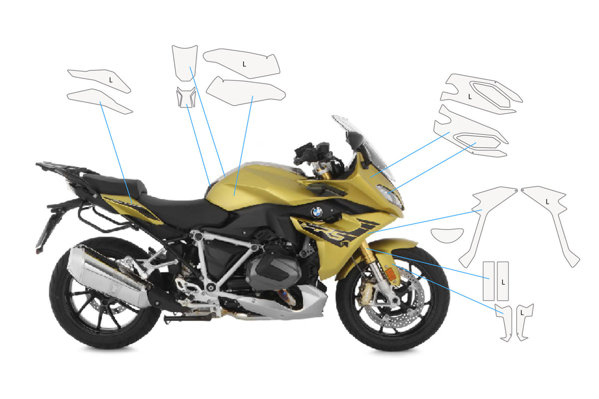 PremiumShield - Complete Paint Protection Set for R 1250 RS LC