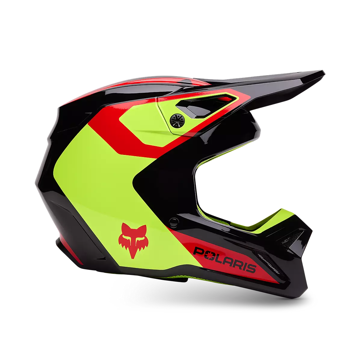 Fox Racing - V1 Polaris Helmet-Flo Yellow (33265-130)
