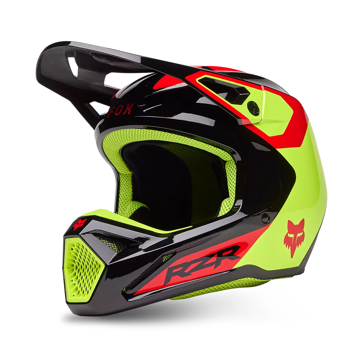 Fox Racing - V1 Polaris Helmet-Flo Yellow (33265-130)