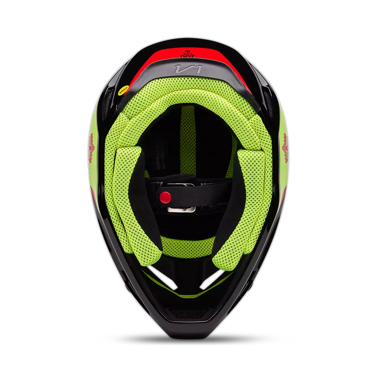 Fox Racing - V1 Polaris Helmet-Flo Yellow (33265-130)