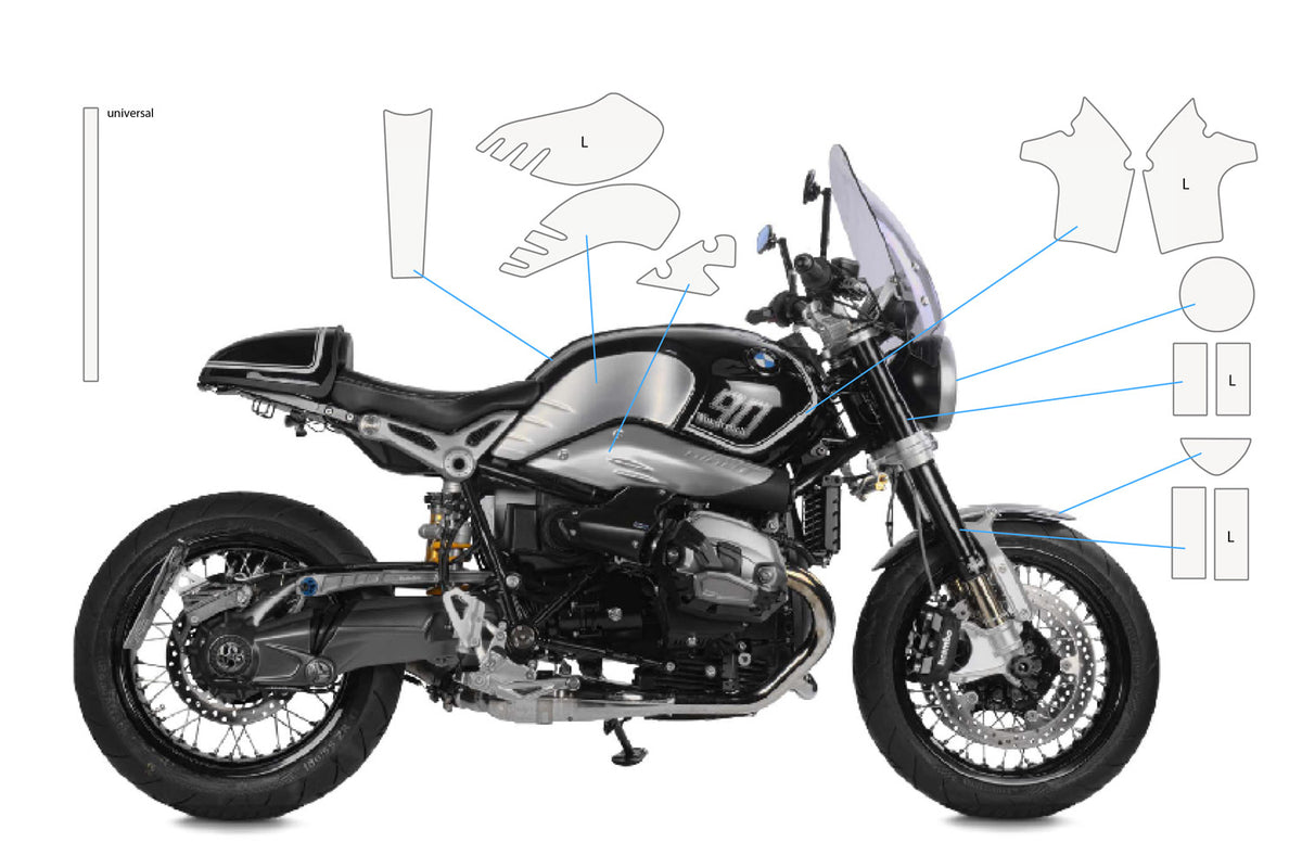 PremiumShield - Complete Paint Protection Set for R nineT