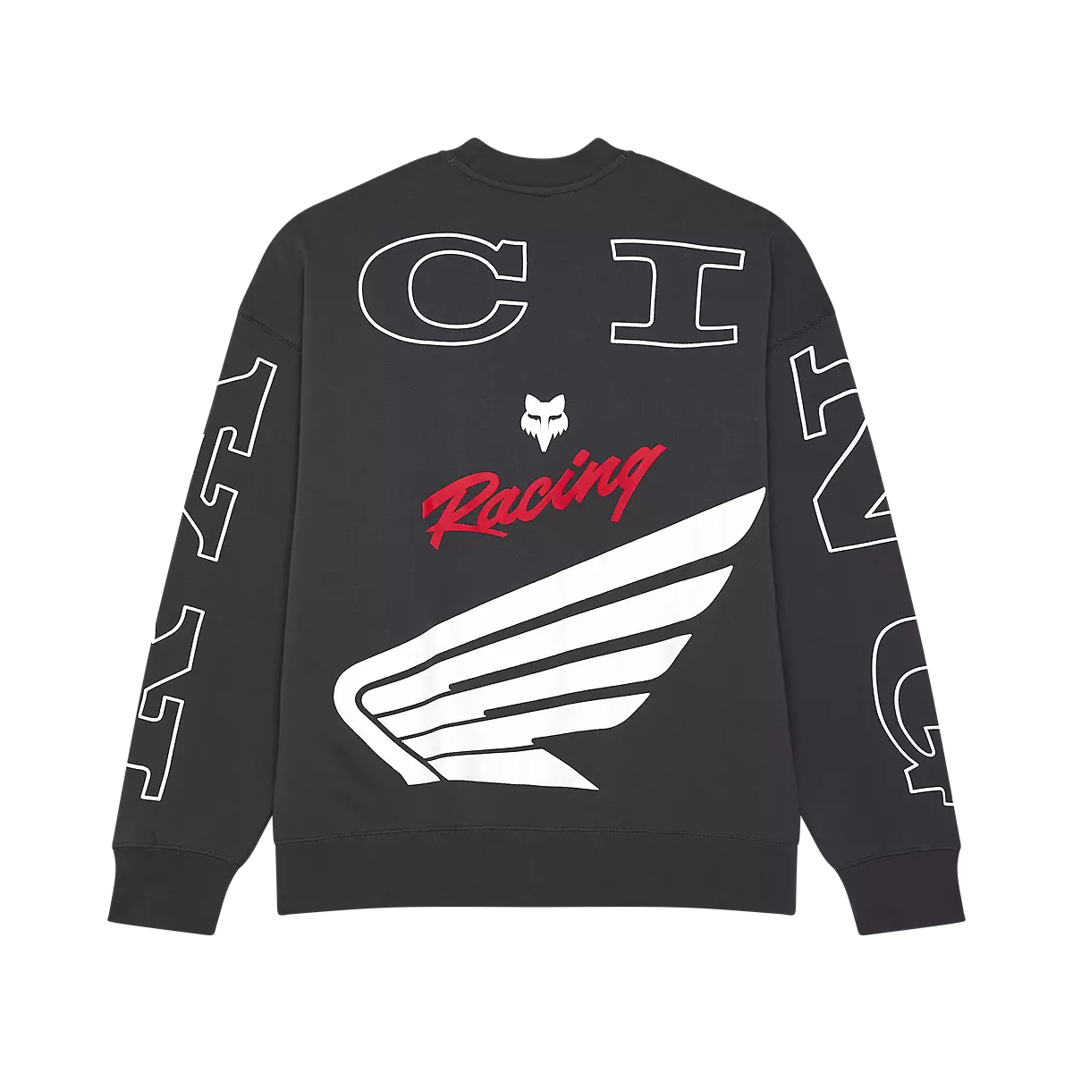 Fox Racing - Honda Oversized Crew Sweater-Dark Shadow (33374-330)