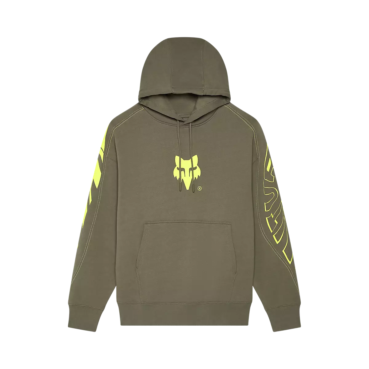 Fox Racing - Elevated Oversized Pullover Hoodie-Military (33378-373)