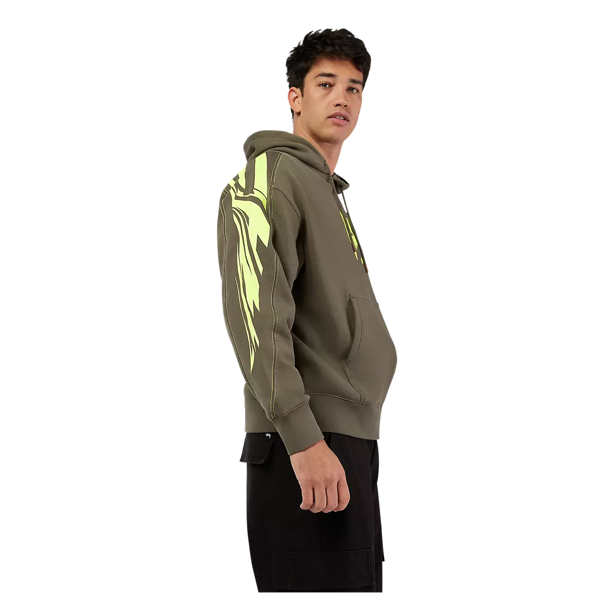 Fox Racing - Elevated Oversized Pullover Hoodie-Military (33378-373)