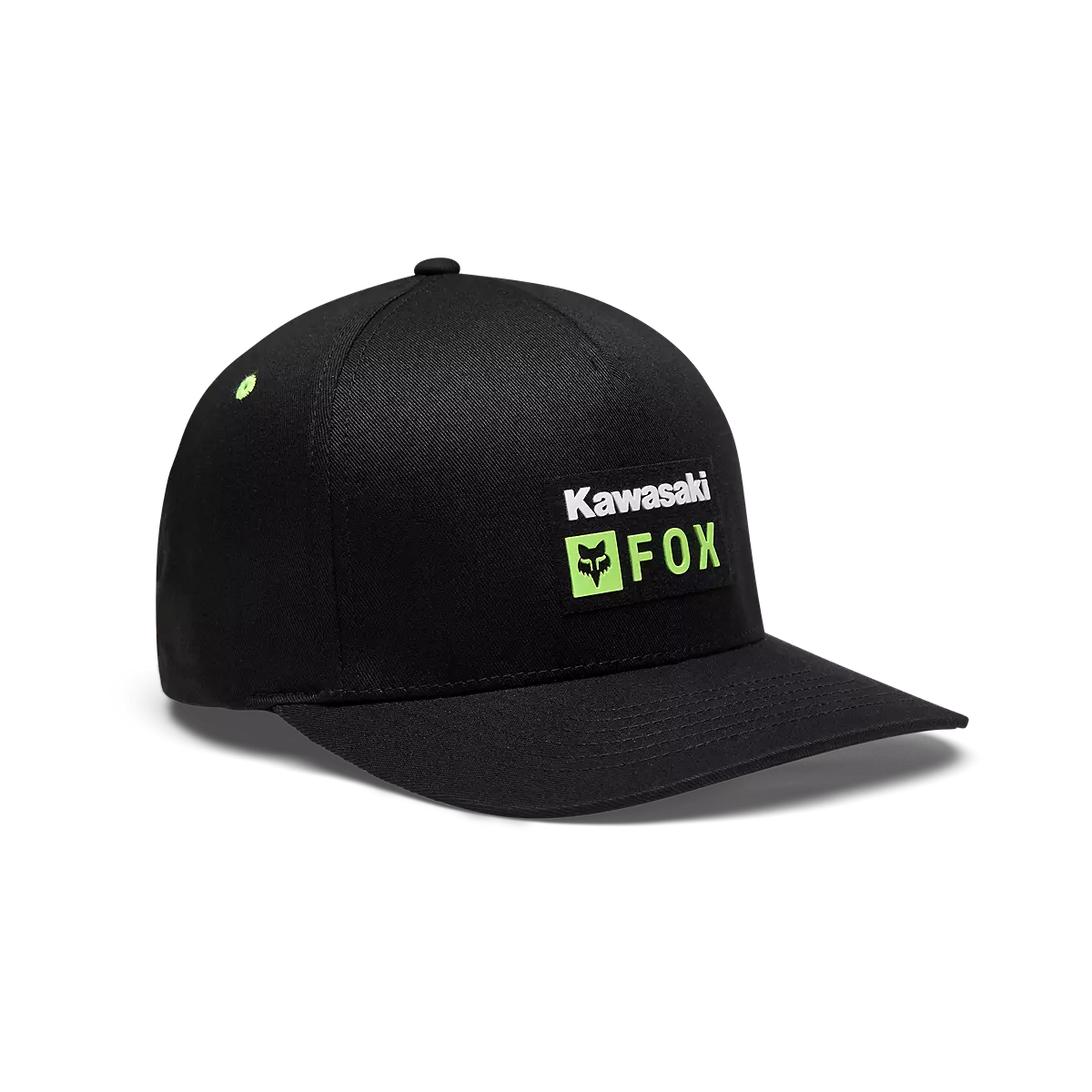 Fox Racing - Kawasaki Flexfit Hat-Black (33383-001)