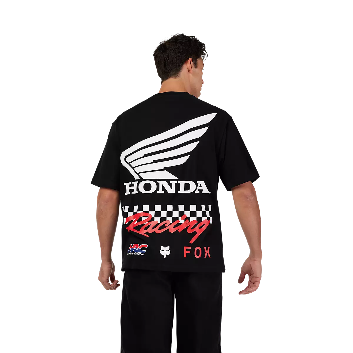 Fox Racing - Honda Oversized Short Sleeve Tee-Black (33421-001)