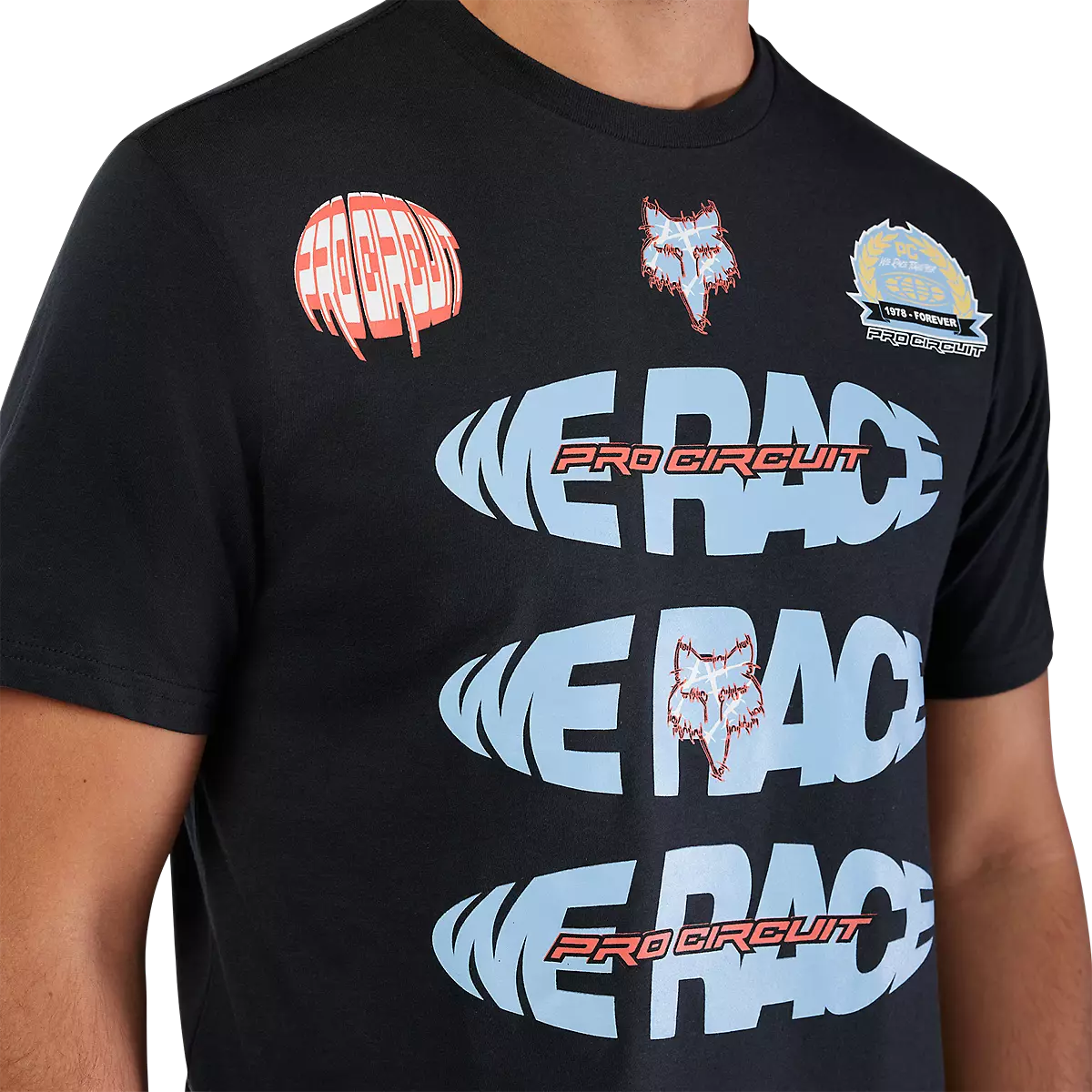 Fox Racing - Pro Circuit Short Sleeve Tee-Black (33425-001)
