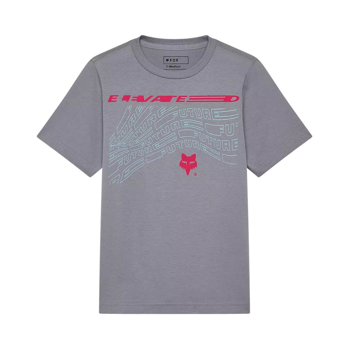 Fox Racing - Youth Elevated Short Sleeve Tee-Light Grey (33570-097)