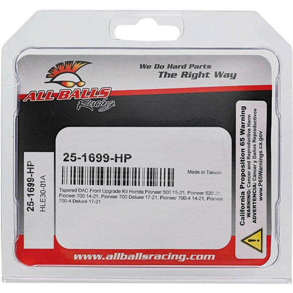 All Balls Racing - Tapered DAC Wheel Bearing (25-1699-HP)