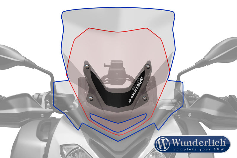 Wunderlich touring windshield MARATHON S 1000 XR - complete your BMW ✔ Premium components ✔ Integrated design ➜ Order now