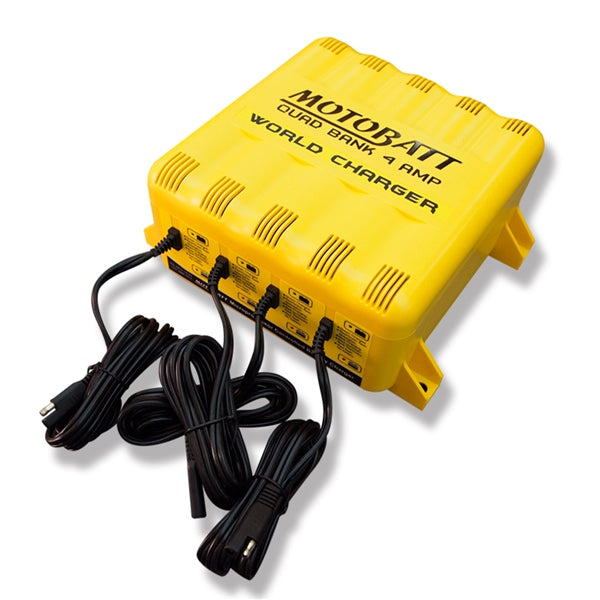 Motobatt-BATTERY CHARGER 4 BANK MOTOBATT MBC4B 