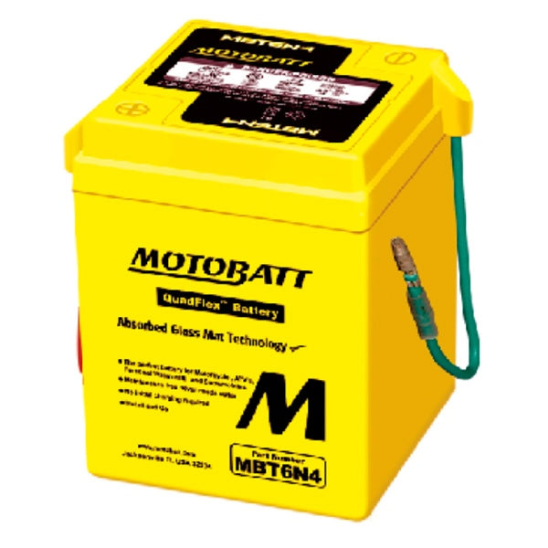 Motobatt-MBT6N4 BATTERY QUADFLEX MOTOBATT MBT6N4 