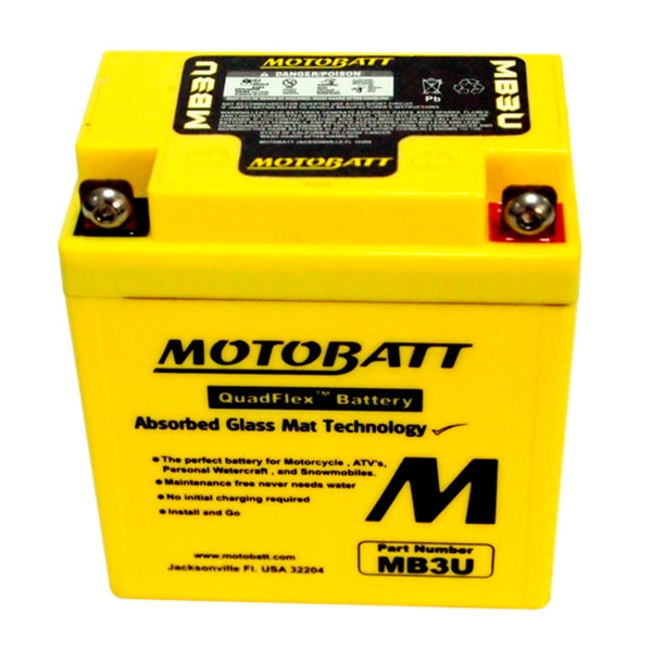 Motobatt-MB3U BATTERY QUADFLEX MOTOBATT MB3U 
