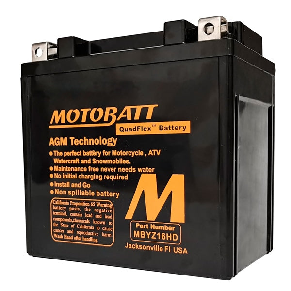 Motobatt-MBYZ16HD BATTERY QUADFLEX MOTOBATT MBYZ16HD 6947312400507