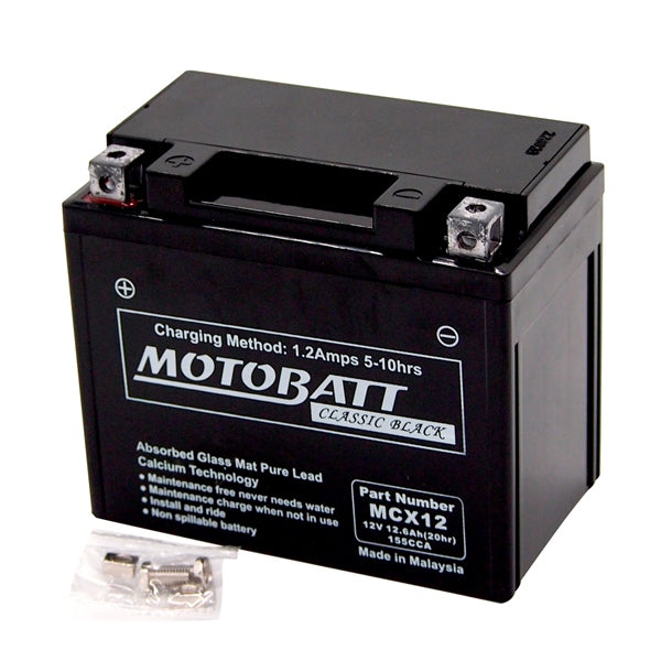 Motobatt-MCX12 BATTERY AGM CLASSIC MOTOBATT MCX12 