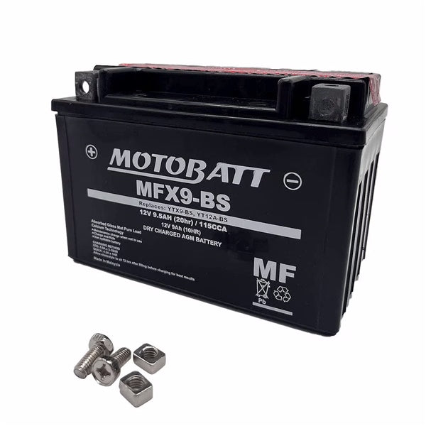 Motobatt-MFX9-BS BATTERY YTX MFX AGM MOTOBATT MFX9-BS 