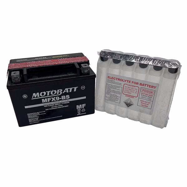 Motobatt-MFX9-BS BATTERY YTX MFX AGM MOTOBATT MFX9-BS 