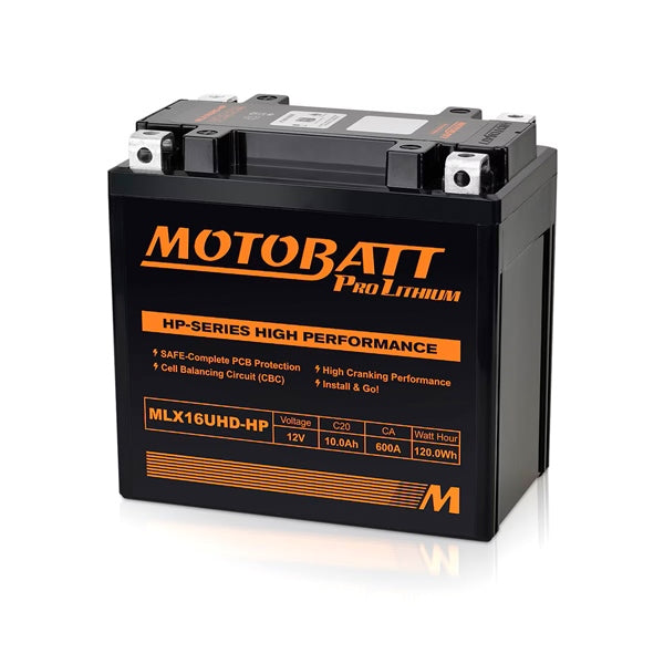 Motobatt-MLX16UHD-HP BATTERY PRO LITHIUM MOTOBATT MLX16UHD-HP 