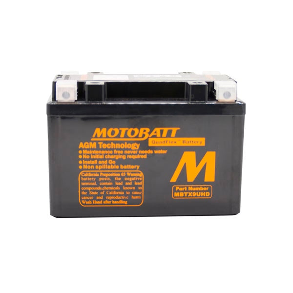 Motobatt-MBTX9UHD BATTERY QUADFLEX MOTOBATT MBTX9UHD 