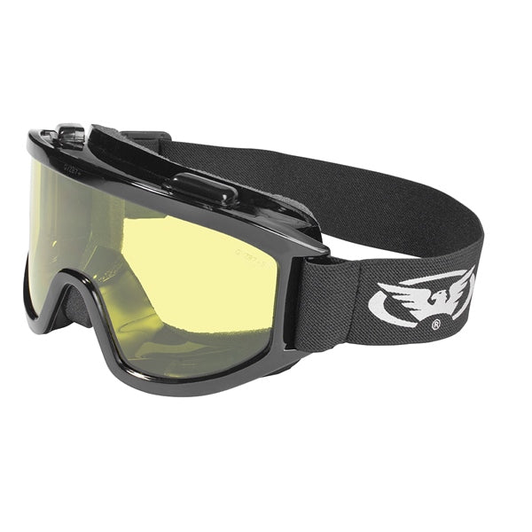 GlobalVision-GOGGLE WIND-SHIELD YE W/POUCH WIND-SHIELD YT A/F 787217650371