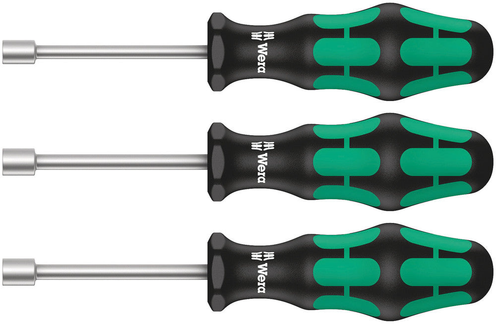 Wera Tools - 395 HO/3 Sanitary Nutdriver set