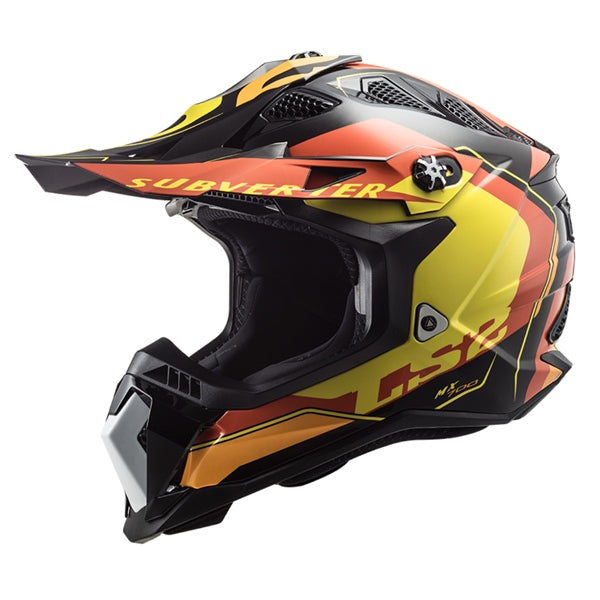 LS2-HELM SUBVERTER EVO ARCHED BK/YE/OG L 700-1184 6934432875025