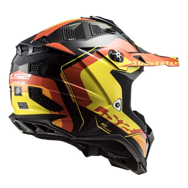 LS2-HELM SUBVERTER EVO ARCHED BK/YE/OG L 700-1184 6934432875025
