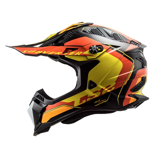 LS2-HELM SUBVERTER EVO ARCHED BK/YE/OG L 700-1184 6934432875025