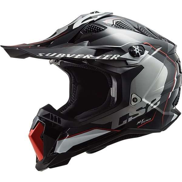 LS2-HELM SUBVERTER EVO ARCHED BK/RD/WH XL 700-1195 6934432875100