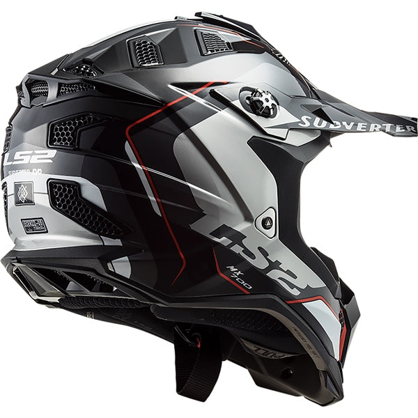 LS2-HELM SUBVERTER EVO ARCHED BK/RD/WH XL 700-1195 6934432875100