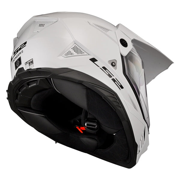 LS2-HELM BLAZE II SOLID W/SUNV GLOSS WH 3XL 702-1027 6942141716140