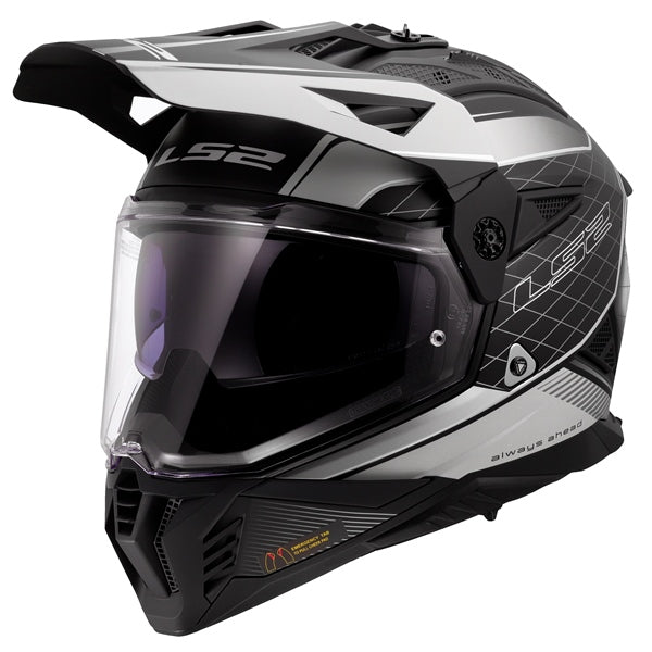 LS2-HELM BLAZE II MERIDIAN W/SUNV BK/LGY 3XL 702-1137 6942141715112