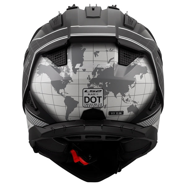 LS2-HELM BLAZE II MERIDIAN W/SUNV BK/LGY 3XL 702-1137 6942141715112