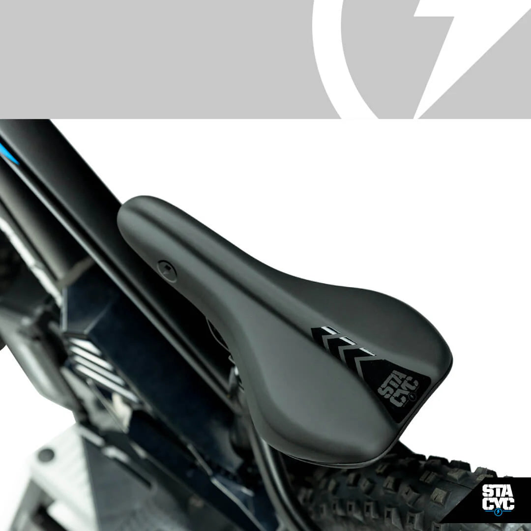 Stacyc - Saddle - Black/Black Chevron