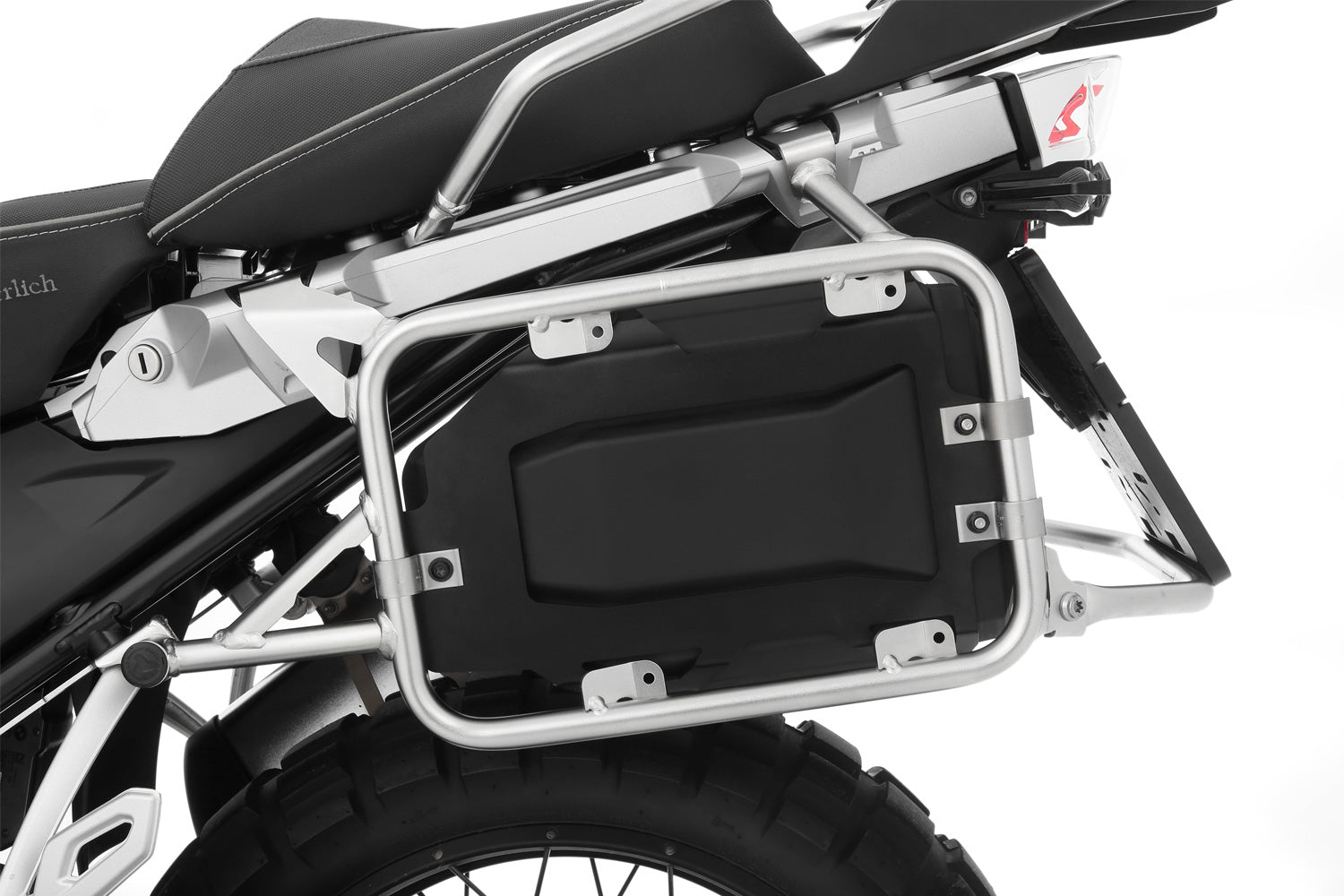 Tailored tool box for various bits and pieces  - Space-saving, integrated mounting on the left of the original case carrier!