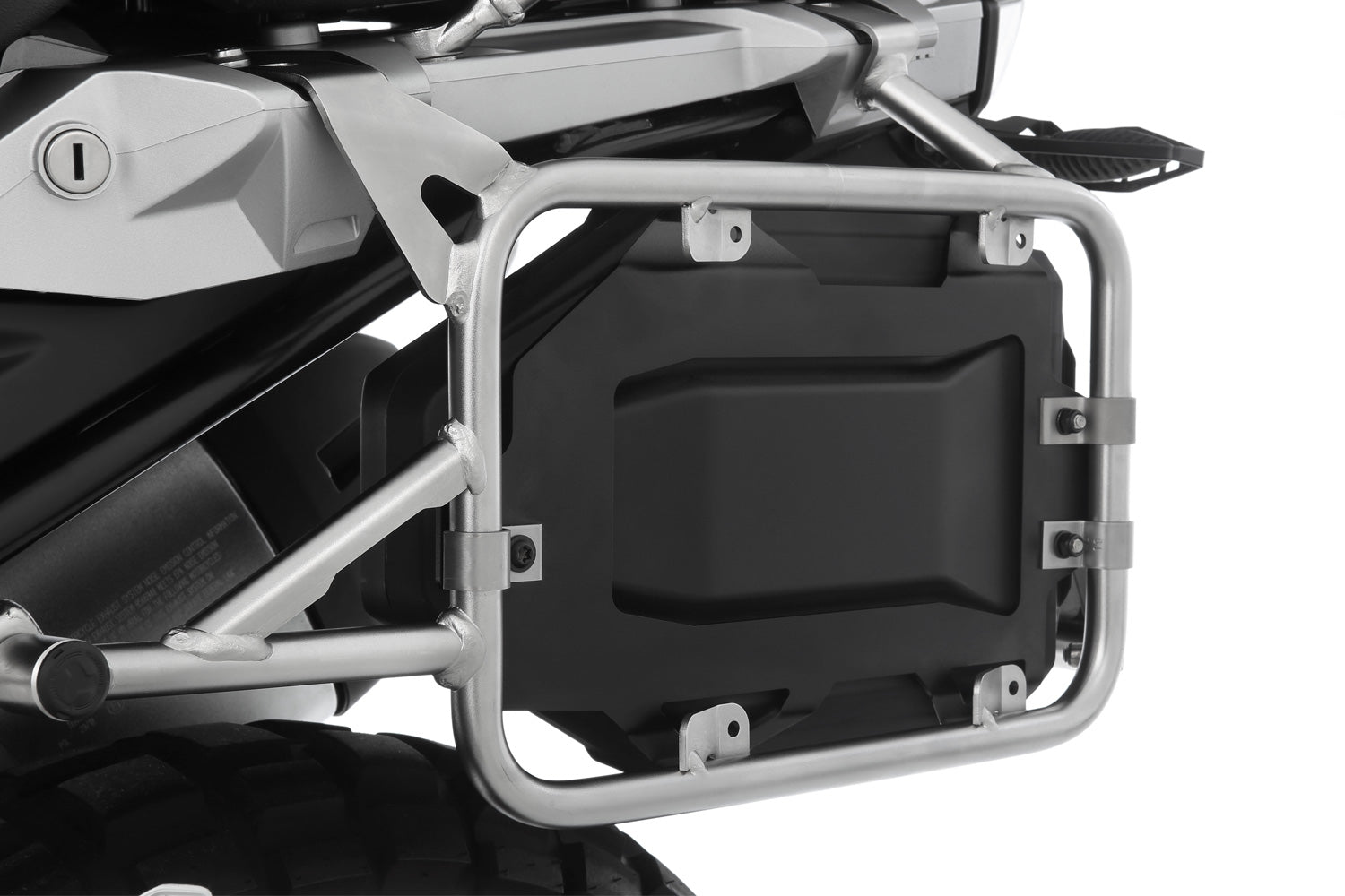 Tailored tool box for various bits and pieces  - Space-saving, integrated mounting on the left of the original case carrier!
