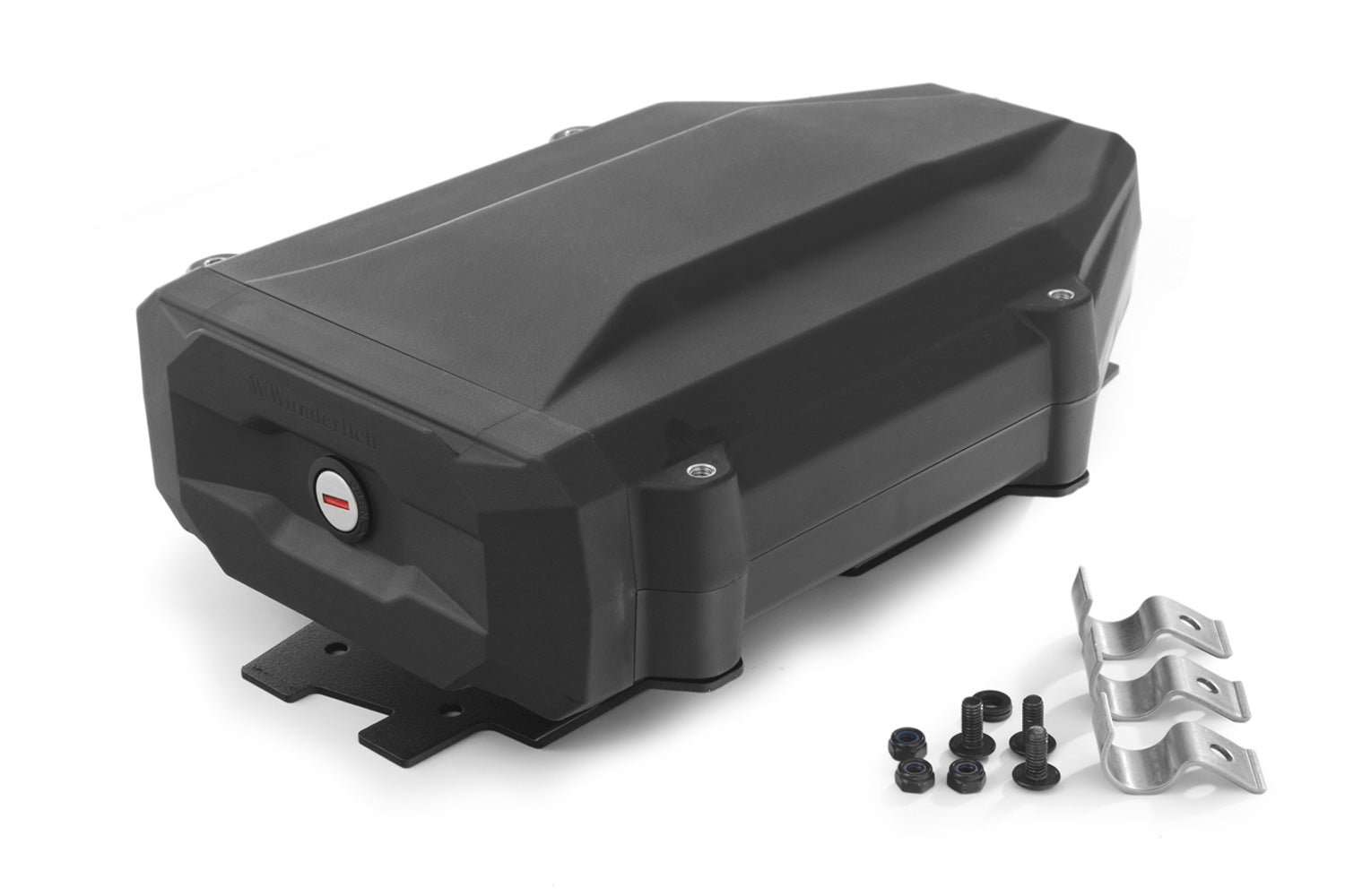 Tailored tool box for various bits and pieces  - Space-saving, integrated mounting on the left of the original case carrier!