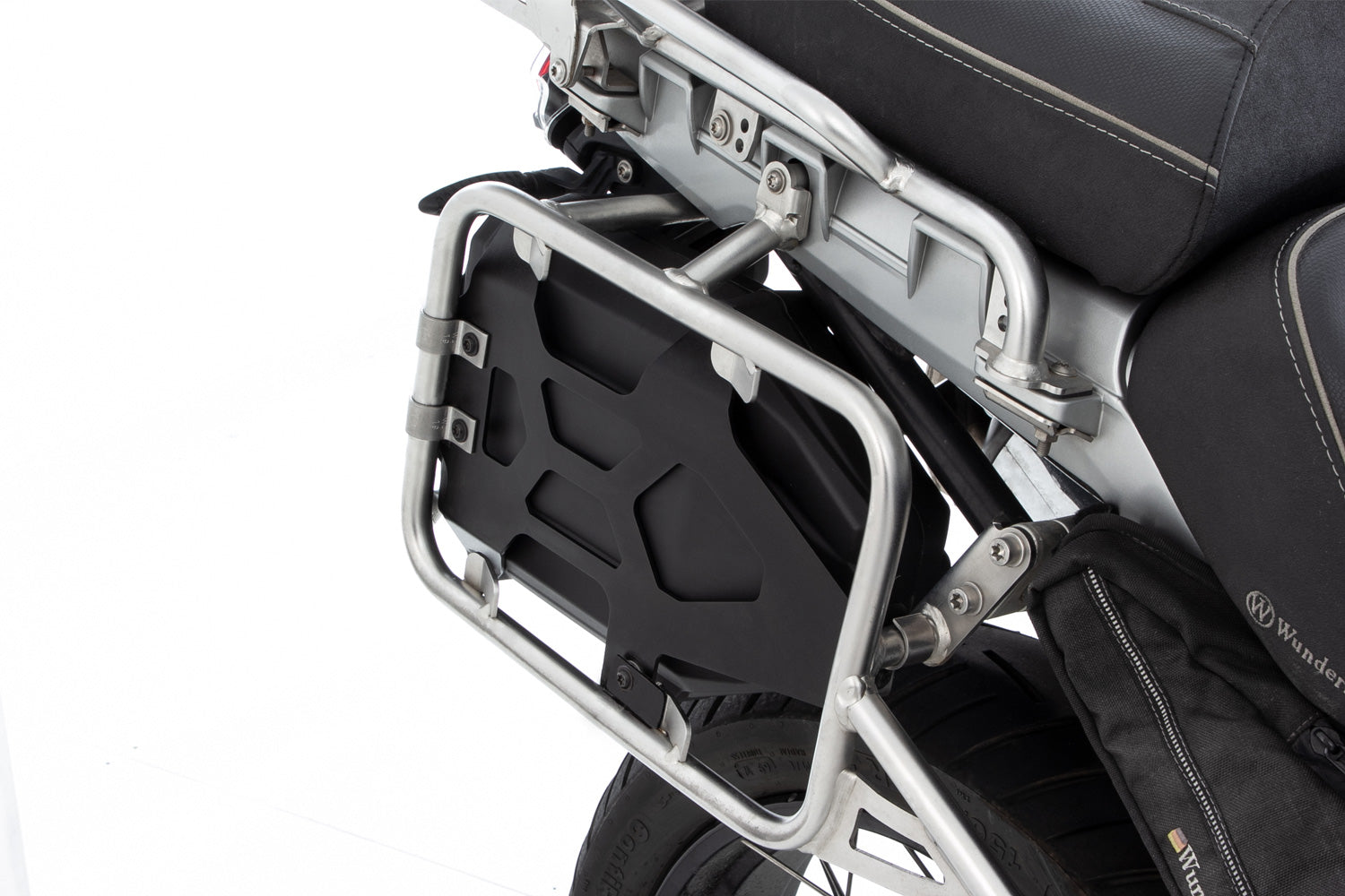 Tailored tool box for various bits and pieces  - Space-saving, integrated mounting on the left of the original case carrier!