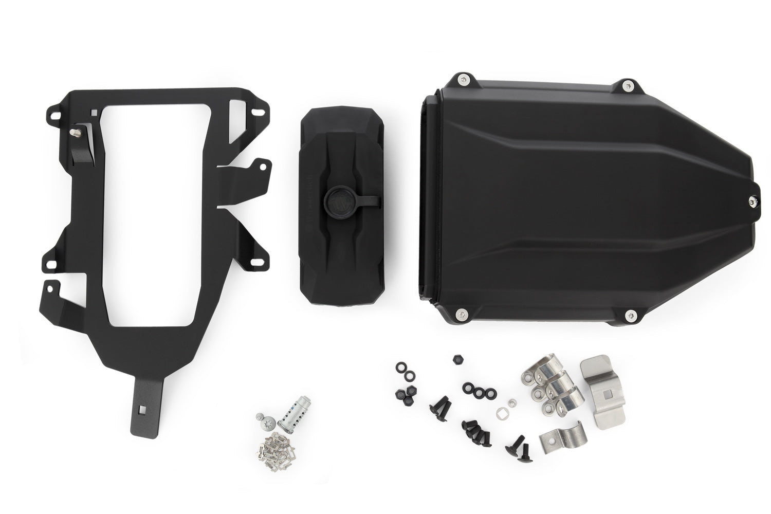 Tailored tool box for various bits and pieces  - Space-saving, integrated mounting on the left of the original case carrier!