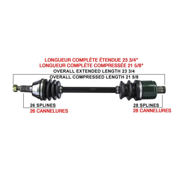 Kimpex-AXLE COMPL POL KIMPEX POL-7017K 416123416123